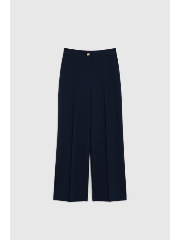 Moodo Széles szárú nadrág sötét kék Moodo