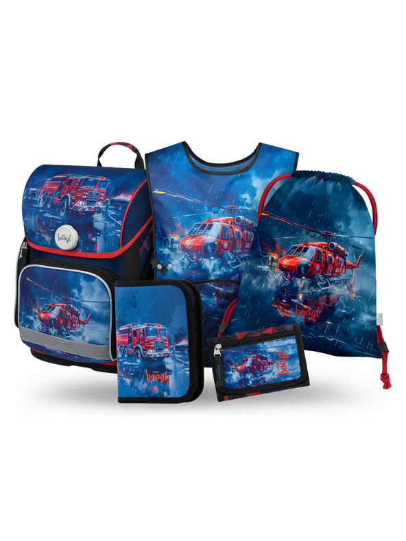 BAAGL  BAAGL SET 5 Ergo Mentőhősök: aktitáska, tolltartó, zacskó, kötény, pénztárca