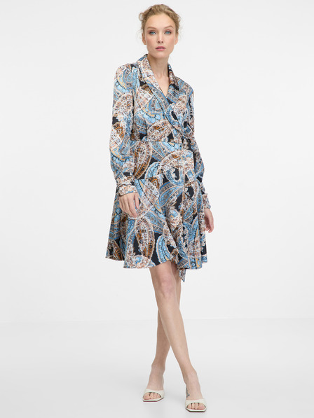 Orsay ORSAY kék női térdig érő, mintás női ruha