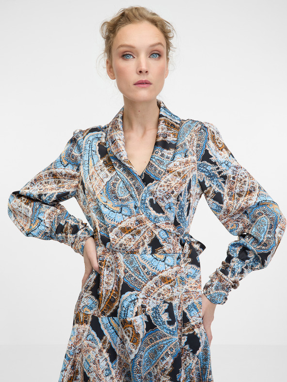 Orsay ORSAY kék női térdig érő, mintás női ruha