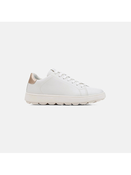 Geox Fehér Geox Spherica Ecub női bőr sportcipő