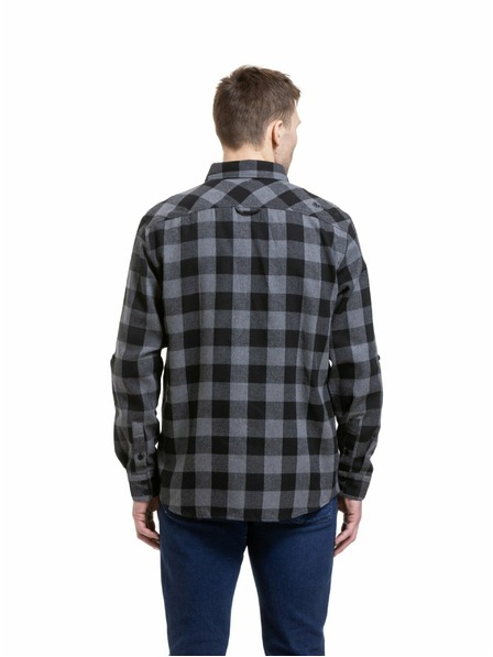 Meatfly Meatfly férfi ing Kurt Black / Gray