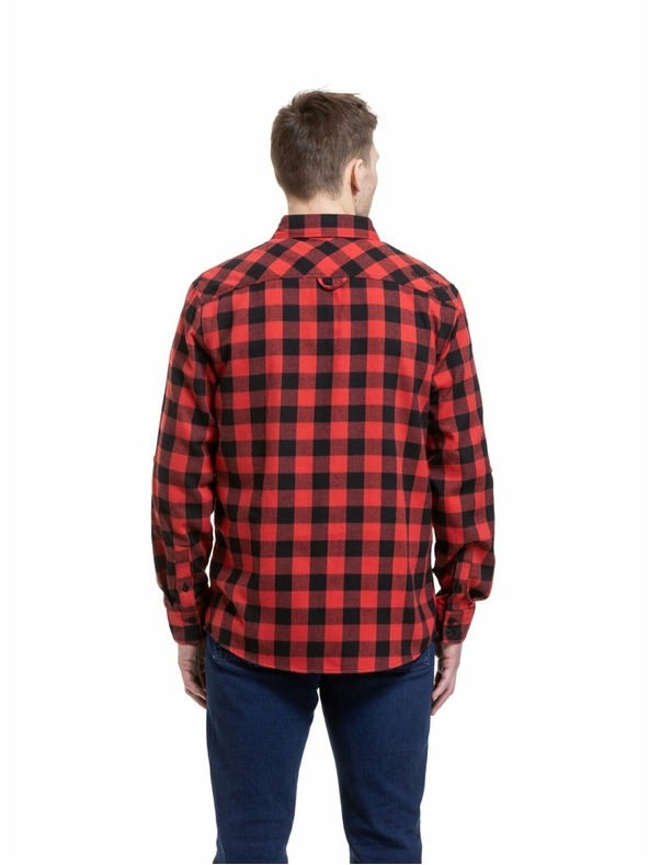 Meatfly Meatfly férfi ing Kurt Black / Red