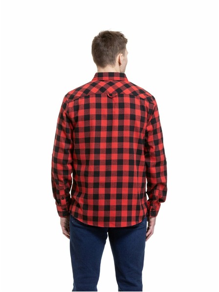 Meatfly Meatfly férfi ing Kurt Black / Red