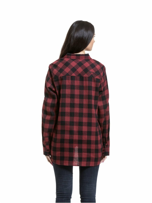 Meatfly Meatfly női ing Courtney Black / Bordo