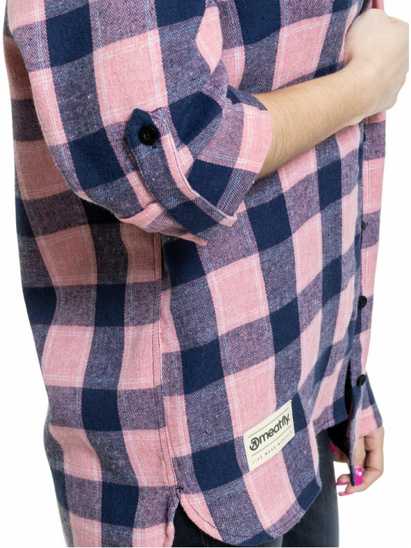 Meatfly Meatfly női ing Courtney Blue / Rose