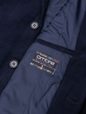 Ombre Clothing Férfi klasszikus egysoros kabát - sötétkék V1 C432 Ombre Clothing