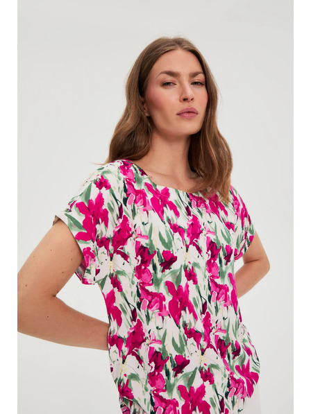 Moodo Ing rövid ujjú fukszia Moodo