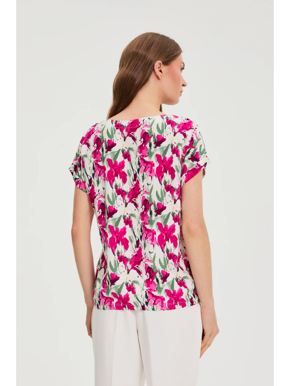 Moodo Ing rövid ujjú fukszia Moodo