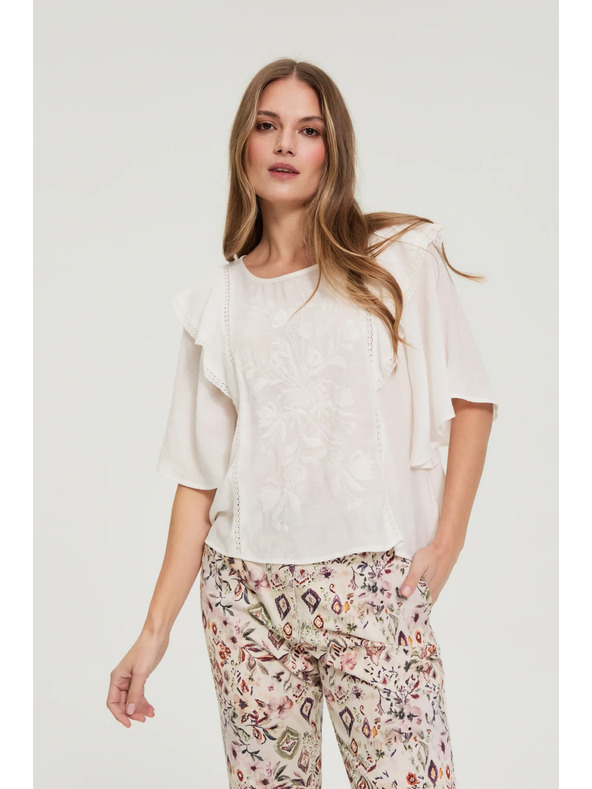 Moodo Ing fodrokkal fehér Moodo