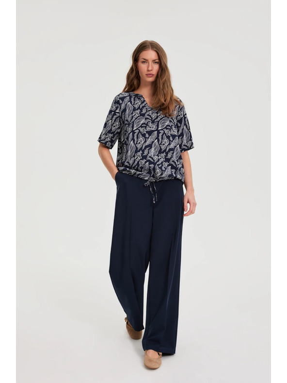 Moodo Sötétkék viszkóz ing Moodo