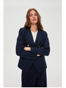 Moodo Kék kétsoros blazer dekoratív gombokkal Moodo