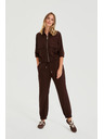 Moodo Sima nadrág barna Moodo