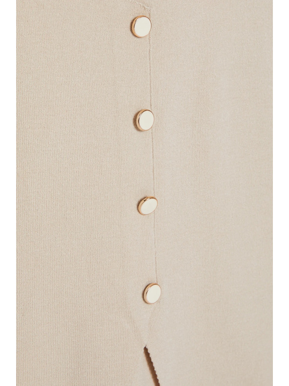 Moodo Felső dekoratív gombokkal bézs Moodo