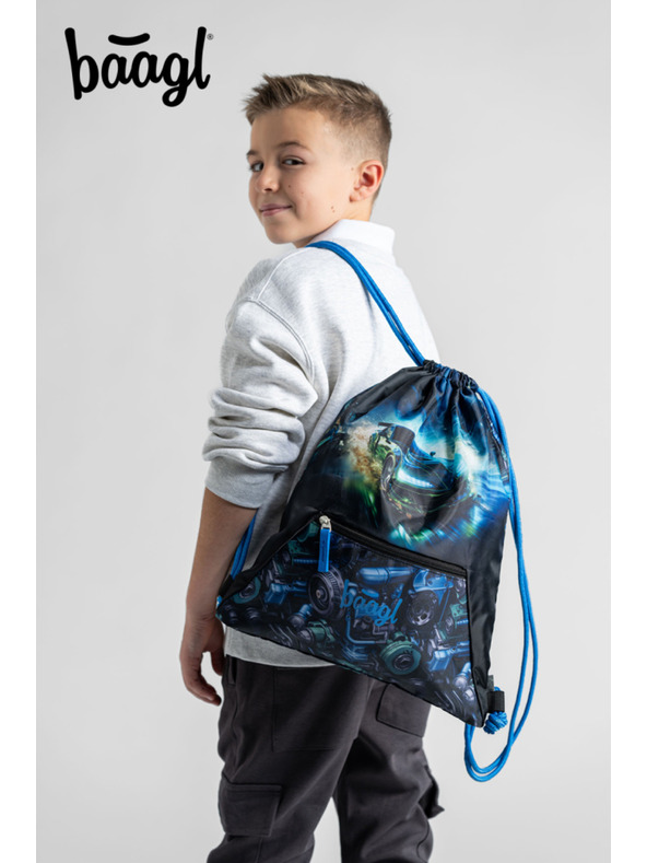 BAAGL  BAAGL SET 5 Zippy Versenyautó: aktatáska, tolltartó, zsák, kötény, pénztárca