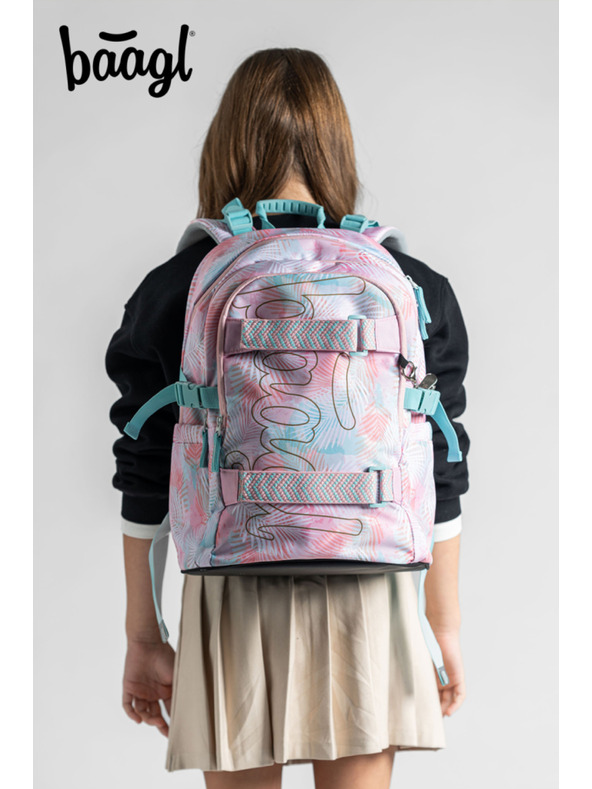 BAAGL  BAAGL SET 5 Skate Sunset: hátizsák, tolltartó, zsák, övtáska, notebooktok