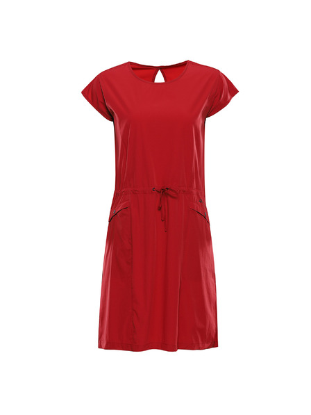 ALPINE PRO Női nyári ruha gyorsan száradó anyagból ALPINE PRO ASEDA cardinal