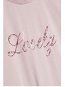 Moodo Blúz felírattal rózsaszín Moodo