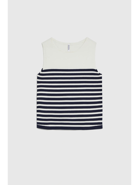 Moodo Fehér csíkos felső Moodo