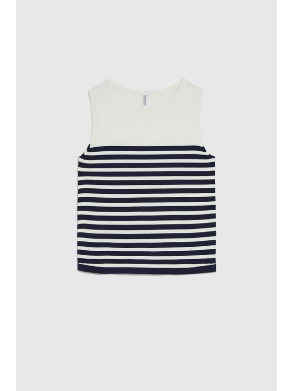 Moodo Fehér csíkos felső Moodo