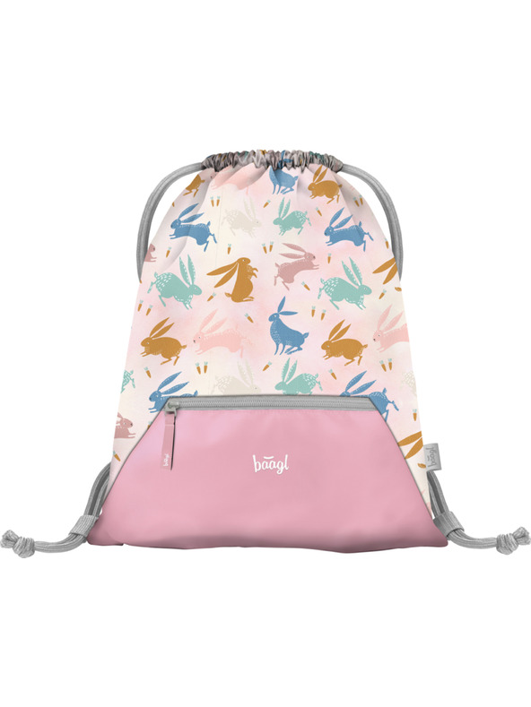 BAAGL  BAAGL SET 5 Zippy Bunny: iskolatáska, tolltartó, zsák, kötény, pénztárca