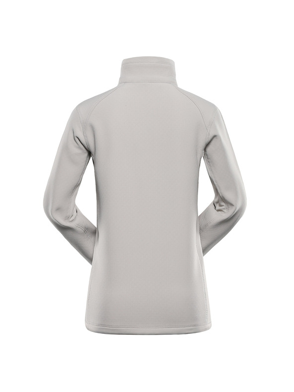 ALPINE PRO Gyermek cipzáras pulóver ALPINE PRO MORWO dove