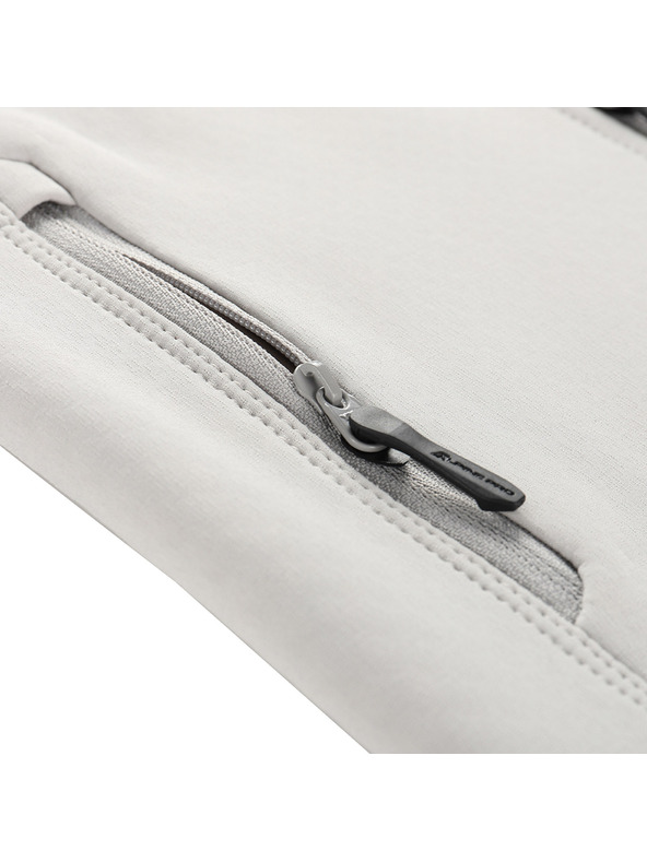 ALPINE PRO Gyermek cipzáras pulóver ALPINE PRO MORWO dove