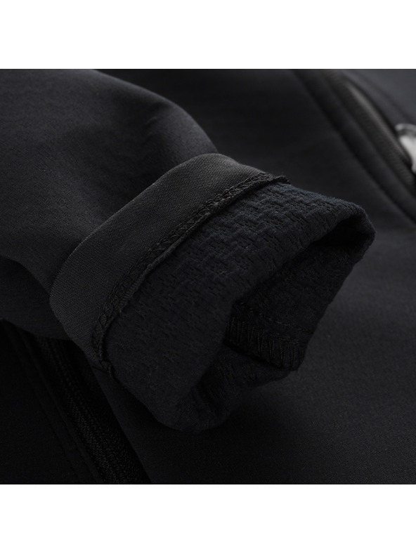 ALPINE PRO Gyermek cipzáras pulóver ALPINE PRO MORWO black