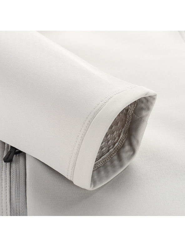 ALPINE PRO Férfi cipzáras pulóver ALPINE PRO MORW dove