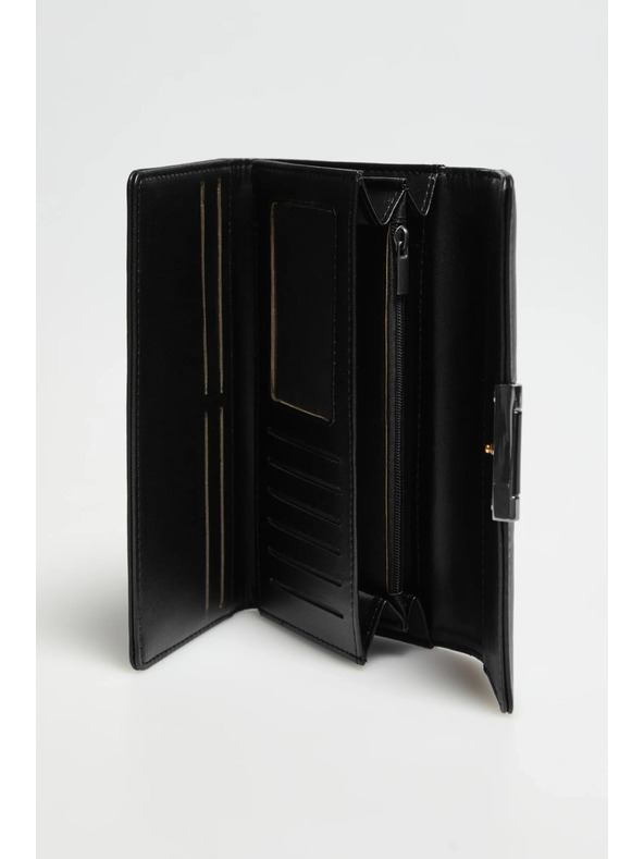 Moodo Nagy pénztárca fekete Moodo