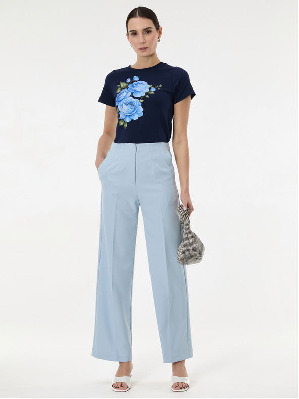 Orsay ORSAY Sötétkék női nyomott mintás póló