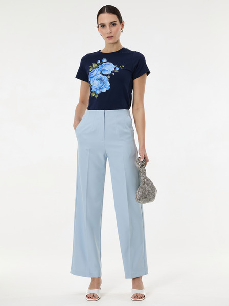 Orsay ORSAY Sötétkék női nyomott mintás póló