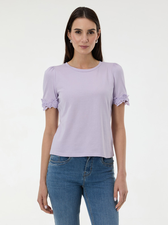 Orsay ORSAY Világos lila női rövid ujjú póló