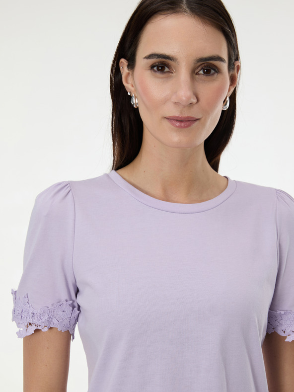 Orsay ORSAY Világos lila női rövid ujjú póló