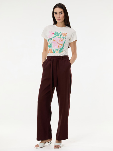 Orsay ORSAY Fehér női nyomott mintás póló