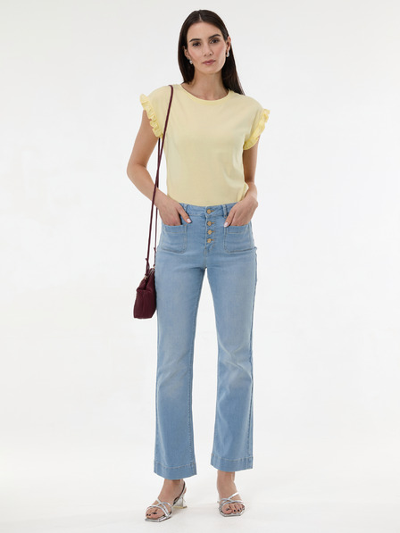 Orsay ORSAY Sárga női póló rövid ujjú