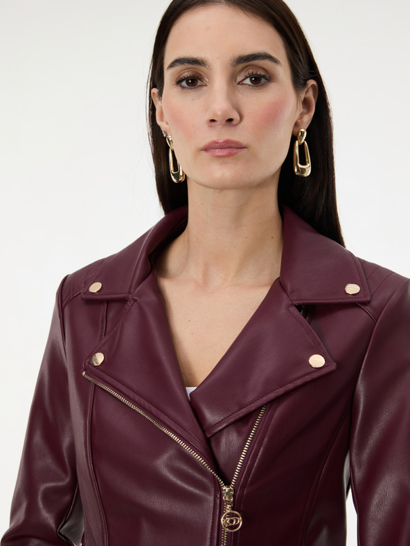 Orsay ORSAY Bordó női műbőr dzseki