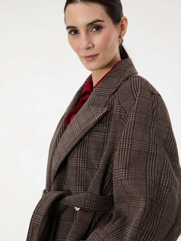 Orsay ORSAY Barna hosszú női kabát