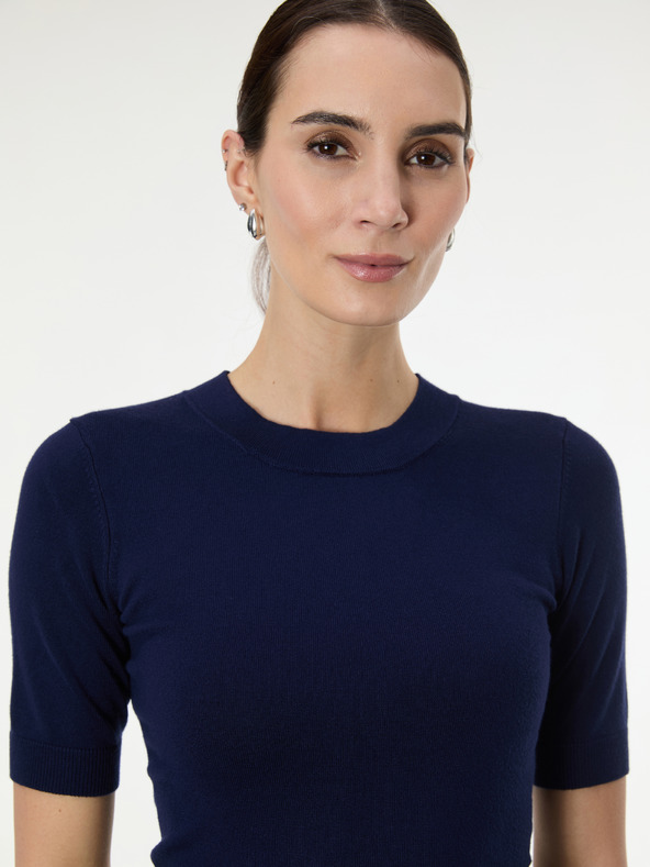 Orsay ORSAY sötétkék rövidujjú női pulóver