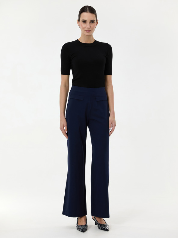 Orsay ORSAY fekete női rövid ujjú pulóver