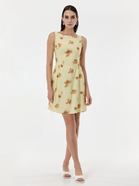 Orsay ORSAY Sárga mintás női ujjatlan ruha