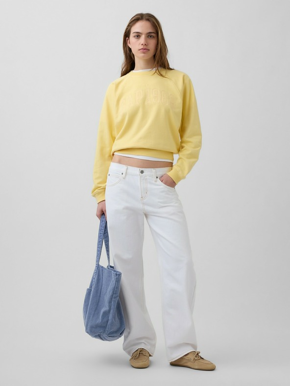 GAP Oversize polár pulóver GAP