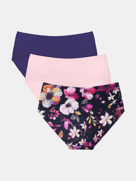 Under Armour Női bugyi Under Armour Ua Pure Stretch Noshow Hipster-Print - 3pk