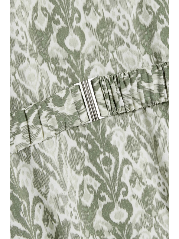 Moodo Olivazöld viszóz ruha Moodo