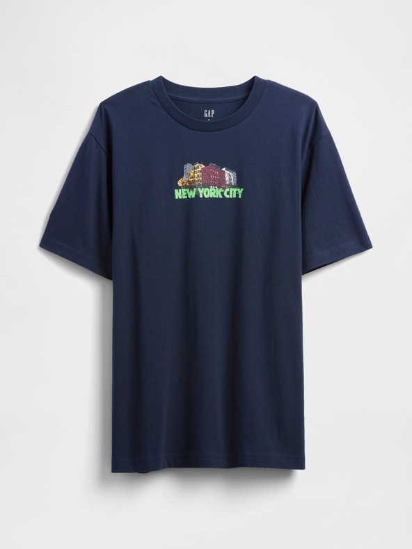 GAP Everyday Soft póló mintával GAP