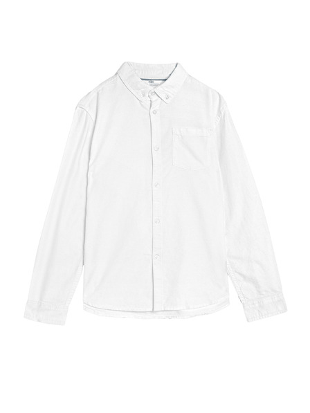 Marks & Spencer Oxford ing 100% pamutból (6–16 éves) Marks & Spencer fehér