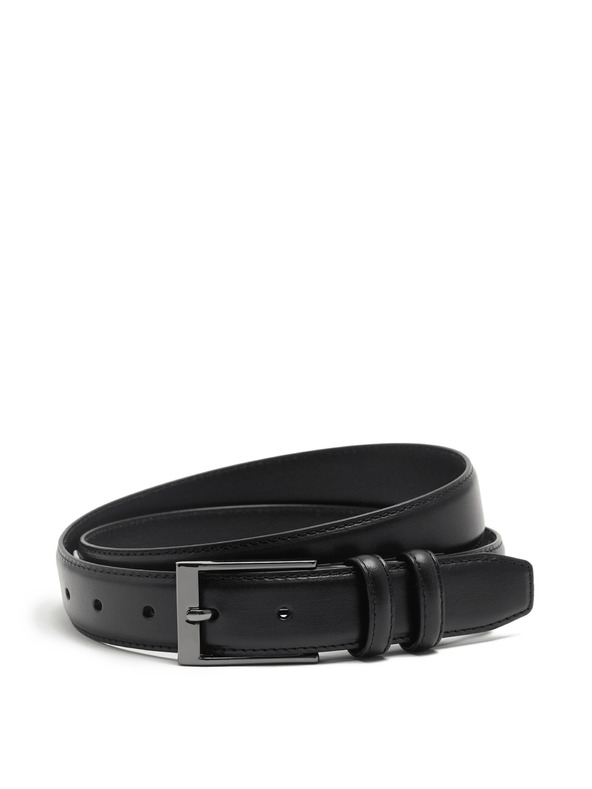 Marks & Spencer Elegáns bőr öv Marks & Spencer fekete