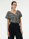 Orsay ORSAY Fekete mintás női blúz