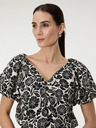 Orsay ORSAY Fekete mintás női blúz