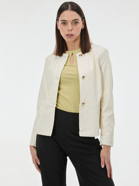 Orsay ORSAY krémszínű női műbőr dzseki